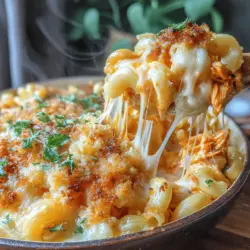 Fiery Buffalo Chicken Mac & Cheese