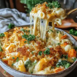 Cheesy Veggie Delight Mac & Cheese