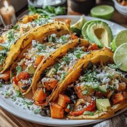 Sheet Pan Sweet Potato and Black Bean Tacos