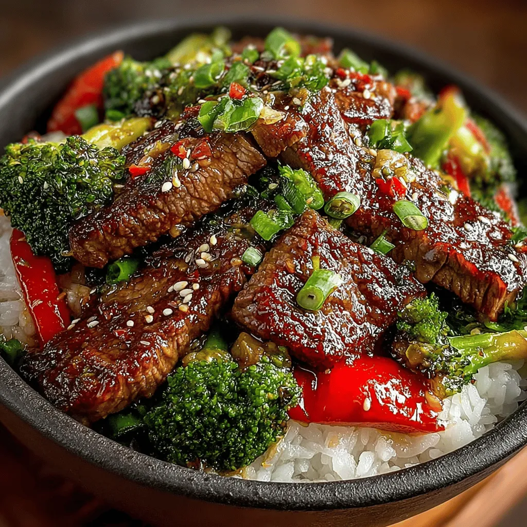 Beefy Broccoli Bliss is more than just a dish; it’s a culinary celebration that brings together tender beef sirloin and vibrant broccoli in a quick and satisfying stir-fry. This recipe is perfect for busy weeknights when you crave something delicious yet nutritious. The combination of fresh vegetables and a savory sauce not only delights the taste buds but also packs a nutritional punch. In this article, we will explore the ingredients, the step-by-step cooking process, and the health benefits of this delightful stir-fry.