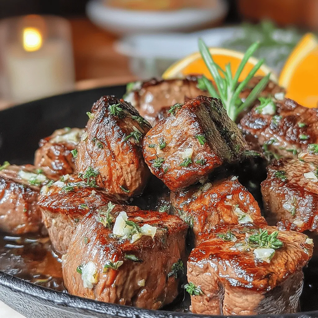Sizzling Garlic Butter Steak Bites