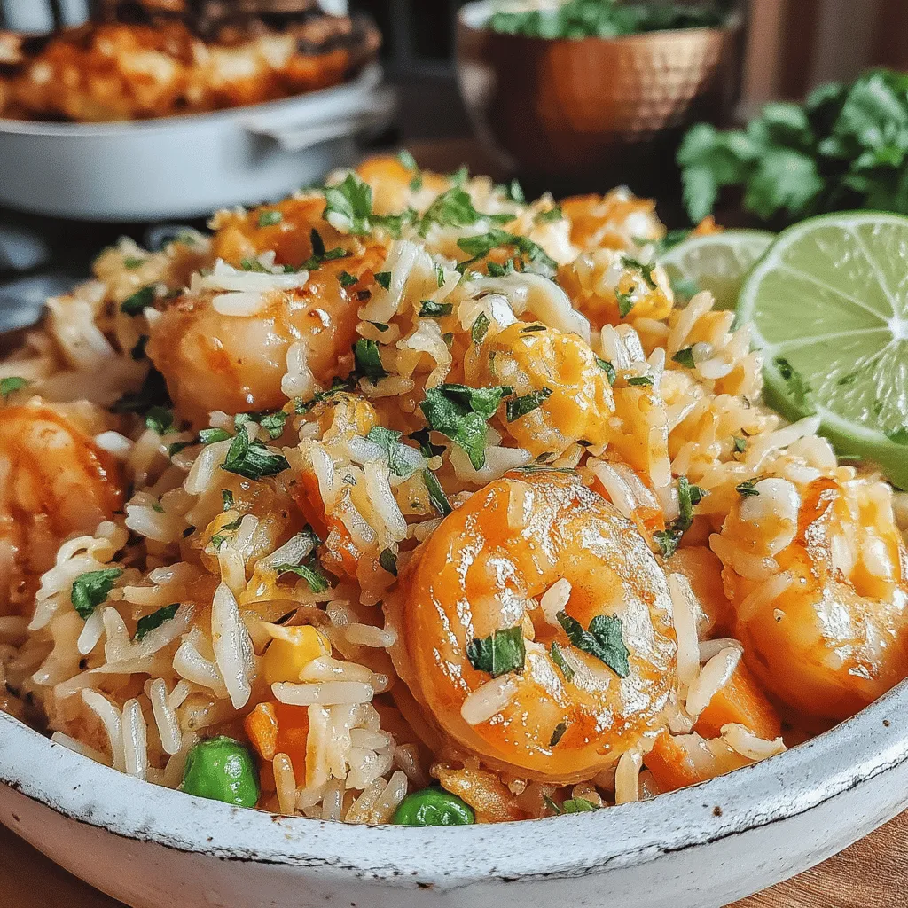 Zesty Garlic Shrimp Fried Rice is a vibrant and satisfying meal that combines the delicate flavors of shrimp with the comforting essence of fried rice. This dish is perfect for busy weeknights or family dinners, as it comes together quickly and is sure to please everyone at the table.