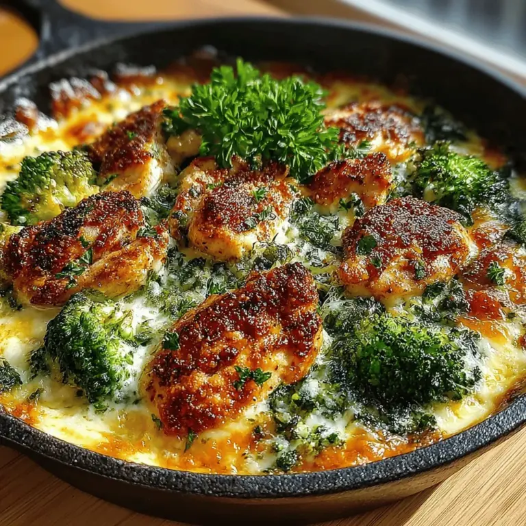 In the world of comfort food, few dishes are as satisfying and wholesome as Cheesy Broccoli and Chicken Delight. A delightful combination of tender chicken, vibrant broccoli, and creamy cheese, this dish brings together flavors and nutrients that both children and adults will love. Perfect for a weeknight dinner or a family gathering, this recipe is not only easy to prepare but also packs a nutritional punch with its blend of protein, vegetables, and dairy. In this article, we will explore the ingredients, step-by-step instructions, and tips for making this delicious meal while highlighting its health benefits and versatility.