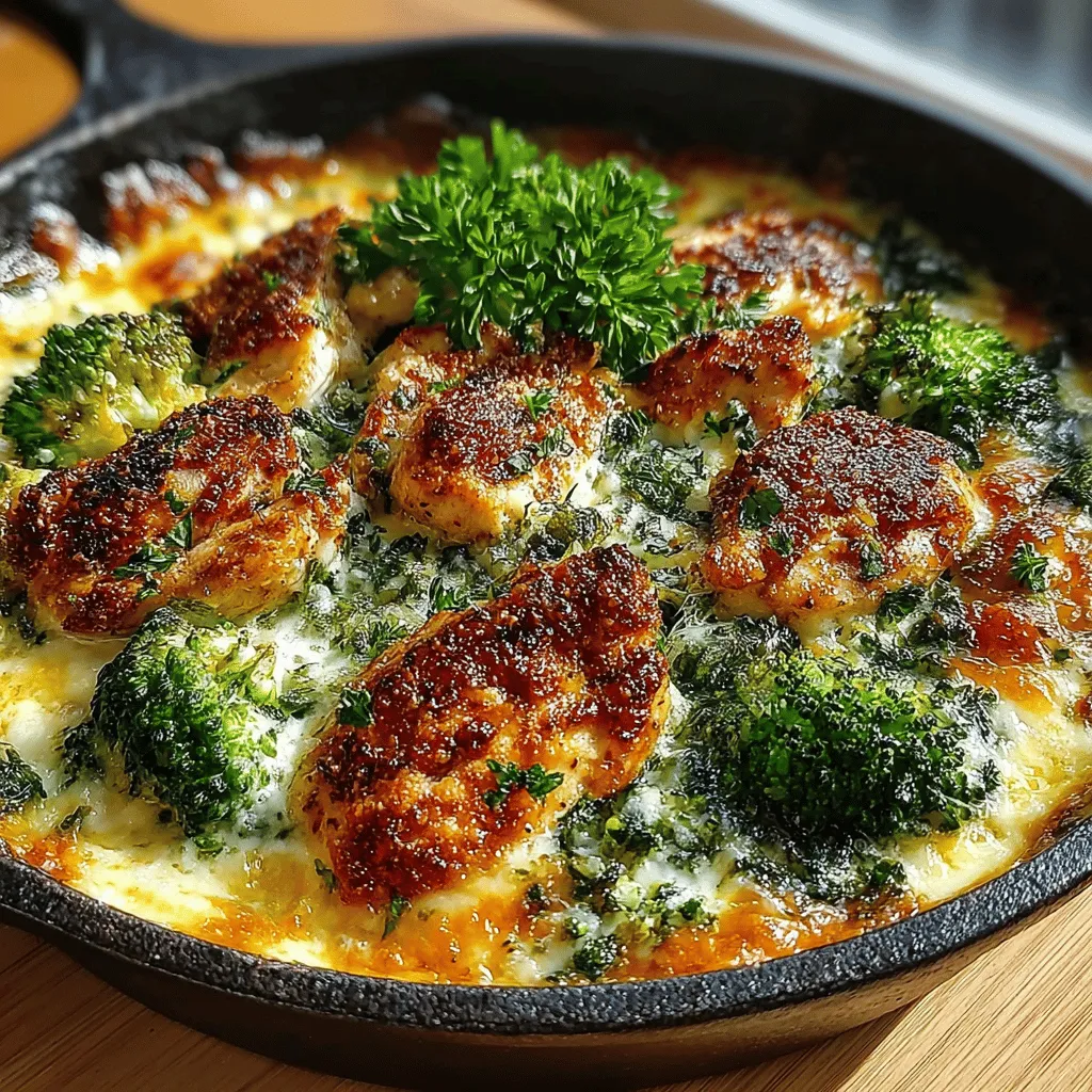 Cheesy Broccoli and Chicken Delight