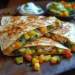 Veggie Wonderland Chicken Quesadillas are a delightful and nutritious meal option that combines colorful vegetables with tender chicken, creating a dish that is not only satisfying but also rich in flavor. This recipe is versatile enough for family dinners, casual gatherings, or meal prep for the week ahead. By incorporating a variety of vegetables along with lean protein, these quesadillas provide a well-rounded meal that is both delicious and health-conscious. Packed with nutrients, these quesadillas cater to different dietary needs while still being a hit among both kids and adults.