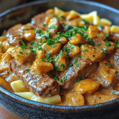 Comforting Beef Stroganoff Delight Recipe