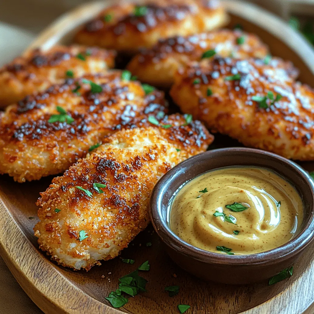 - 1 pound boneless, skinless chicken breasts - 1 cup buttermilk - 1 cup all-purpose flour - 1 cup panko breadcrumbs - 1 teaspoon garlic powder - 1 teaspoon onion powder - 1 teaspoon paprika - 1 teaspoon salt - 1/2 teaspoon black pepper - Optional: 1/4 teaspoon cayenne pepper (for heat) - 2 tablespoons dried parsley