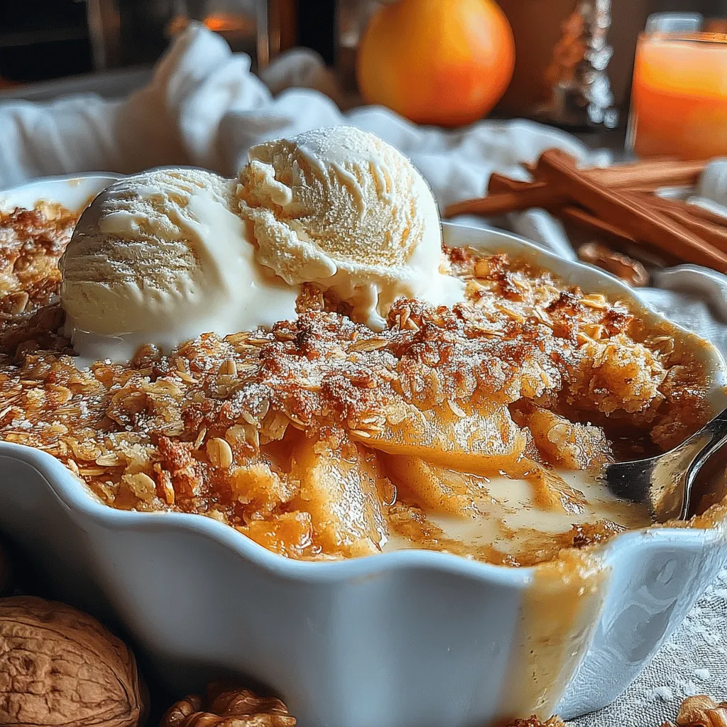 Apple crisp is a beloved classic dessert that warms the heart and delights the senses. With its sweet, tender apples beneath a buttery, crumbly topping, it's the perfect way to enjoy the bounty of fall. There's something undeniably comforting about a warm dessert, especially during the cooler months, making it a favorite among families and friends alike.