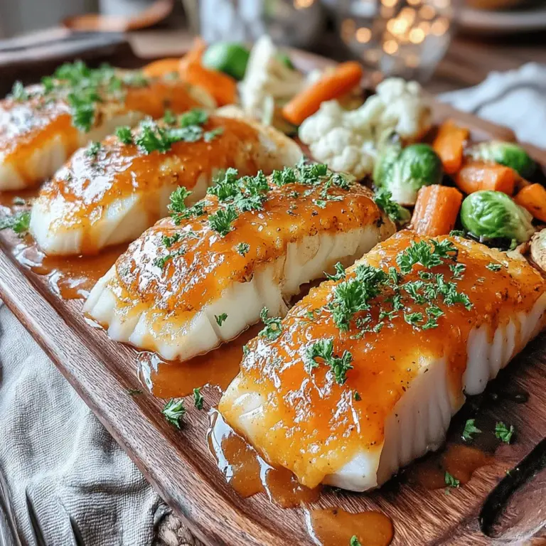 Mellow Maple Glazed Pumpkin Sea Bass is a delightful dish that perfectly embodies the flavors of autumn. This recipe brings together the rich, buttery taste of sea bass with the sweet, earthy notes of pumpkin and maple syrup, creating a harmonious blend that is both comforting and sophisticated. As we transition into the cooler months, the seasonal appeal of this dish makes it a wonderful choice for cozy family dinners or elegant gatherings.