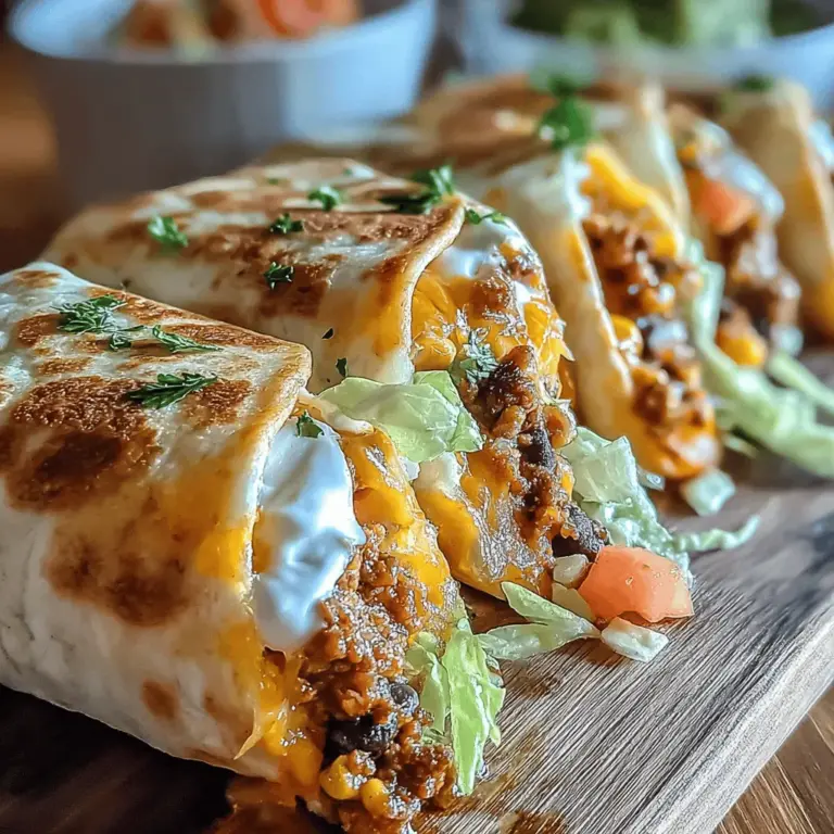 Tacos and wraps have become staples in contemporary cuisine, celebrated for their versatility and flavor. These handheld delights can be filled with an array of ingredients, making them a popular choice for busy weeknights or casual gatherings. Today, we’re excited to introduce a fresh take on this classic: Tantalizing Turkey Taco Wraps.