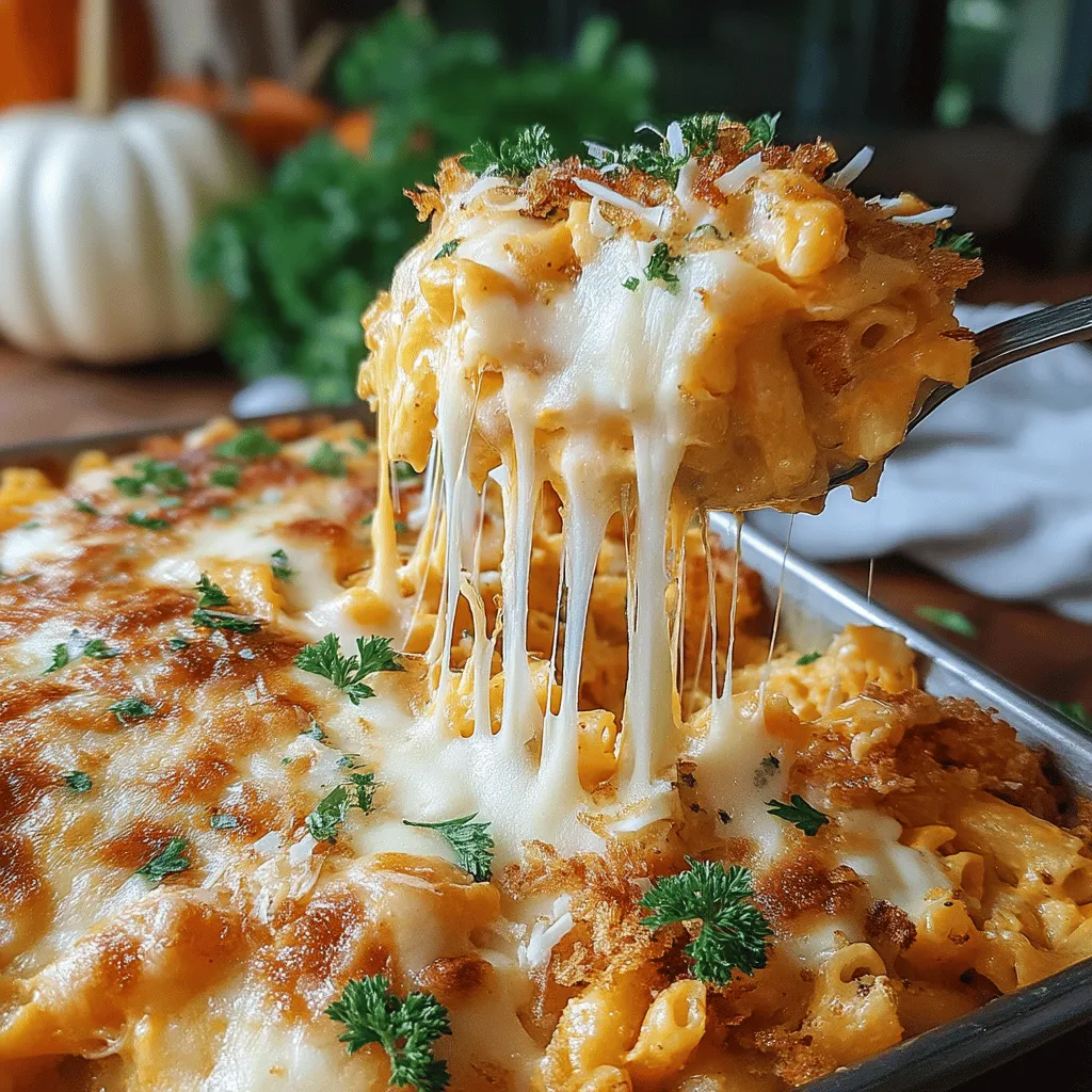 This Cheesy Pumpkin Spice Mac and Cheese Bake is the ultimate comfort food, combining the creamy richness of traditional mac and cheese with the warm, inviting flavors of pumpkin and spices. Perfect for cozy family dinners or festive gatherings, this dish offers a unique twist on a classic favorite and is sure to please both kids and adults alike. In this article, we will delve into the ingredients, preparation steps, nutritional benefits, and variations of this delightful recipe to help you create a memorable meal.