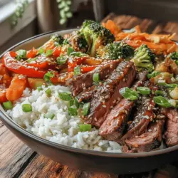 Stir-fry is a beloved cooking method that marries speed, flavor, and health benefits. In just a matter of minutes, you can create a delicious meal that satisfies both your taste buds and nutritional needs. The Sizzling Beef & Colorful Veggie Stir-Fry Bowl is a fantastic example of this concept, perfect for busy weeknights when you want something quick yet fulfilling.