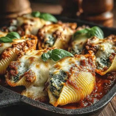 Savory Spinach & Turkey Shells