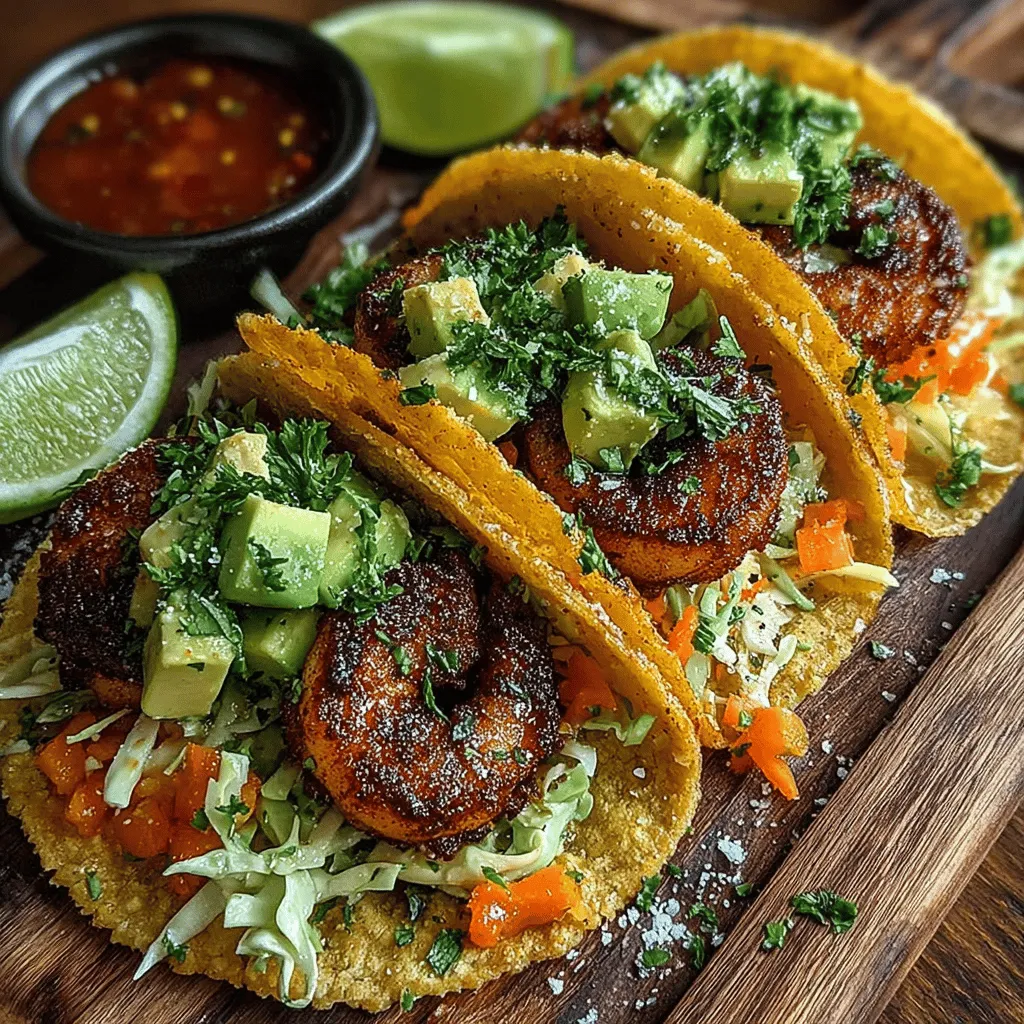 Experience a burst of flavor with our Shrimp-tastic Tacos featuring a delightful crunchy cabbage slaw. This recipe blends succulent shrimp seasoned to perfection with a refreshing slaw, all wrapped in warm tortillas. Whether you're hosting a casual gathering, looking for a quick weeknight meal, or simply craving something delicious, these tacos are sure to please.