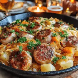 Savory Oktoberfest Bratwurst Skillet