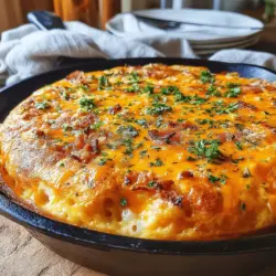 Cheesy Delight Frittata: A Family-Friendly Recipe for Any Meal