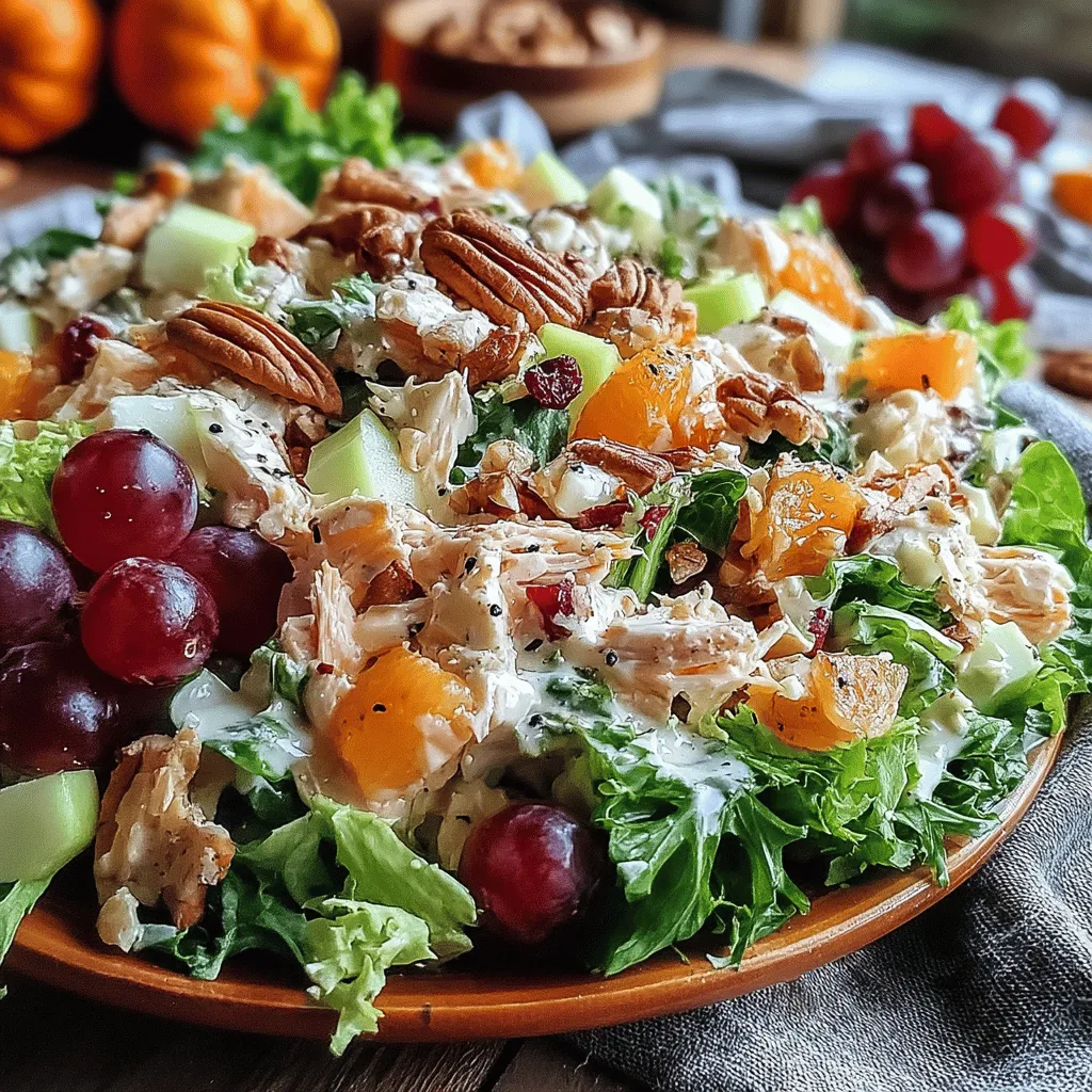 As the leaves change and the air turns crisp, nothing embodies the essence of fall quite like a vibrant, hearty salad. This Fall Harvest Apple & Pecan Chicken Salad is not only a feast for the eyes but also a celebration of seasonal flavors. Combining tender chicken, crunchy apples, and creamy dressing, it offers a delightful contrast of textures and tastes that are perfect for autumn.