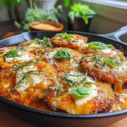 Eggplant Parmesan Skillet Delight