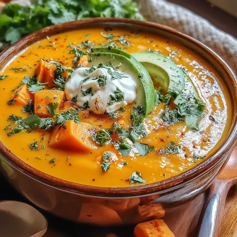 As the chill of autumn settles in, there's nothing quite like a warm bowl of soup to comfort the soul. This Cozy Smoky Chipotle Sweet Potato Soup is the perfect dish to warm you up during those colder months. With its creamy texture and smoky undertones, this recipe combines the natural sweetness of sweet potatoes with the heat of chipotle peppers, creating a delightful harmony of flavors that is both satisfying and nourishing.