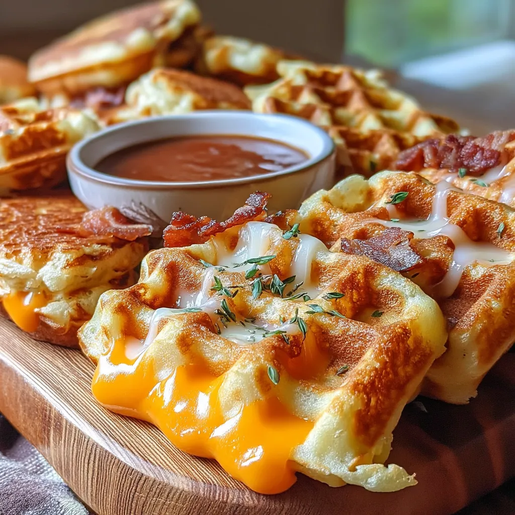 In the world of comfort food, few dishes resonate as deeply as grilled cheese sandwiches. However, reinventing this classic into a new and exciting format can elevate it from a simple meal to a versatile snack. Enter the Snack-Sized Grilled Cheese Waffles. This recipe transforms the beloved grilled cheese into delightful, crispy waffles that are perfect for any occasion. Whether you’re serving them for lunch, as an appetizer for a gathering, or simply enjoying them as a snack, these waffles offer a delicious twist that everyone will love.