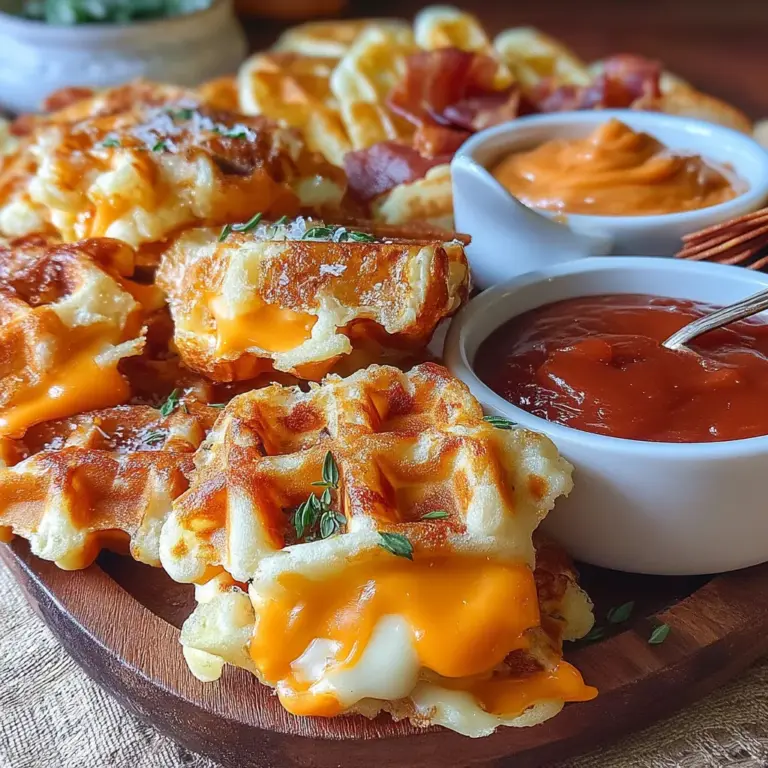 In the world of comfort food, few dishes resonate as deeply as grilled cheese sandwiches. However, reinventing this classic into a new and exciting format can elevate it from a simple meal to a versatile snack. Enter the Snack-Sized Grilled Cheese Waffles. This recipe transforms the beloved grilled cheese into delightful, crispy waffles that are perfect for any occasion. Whether you’re serving them for lunch, as an appetizer for a gathering, or simply enjoying them as a snack, these waffles offer a delicious twist that everyone will love.