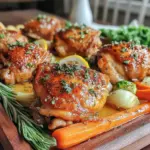 If you're searching for a dish that captures the essence of comfort and flavor, look no further than Maple Herb Roasted Chicken Thighs. This delightful recipe combines the rich, savory taste of chicken with the sweet, earthy notes of pure maple syrup and fresh herbs, creating a tantalizing meal that’s sure to impress.