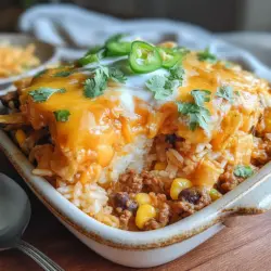 Cheesy Bliss Taco Casserole: A Comforting Delight