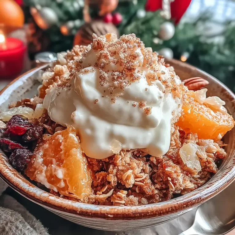The holiday season is a time of joy, warmth, and, of course, delicious food. As families gather to celebrate, festive breakfasts can set the perfect tone for the day ahead. One delightful dish that captures the spirit of the season is the Festive Air Fryer Gingerbread Breakfast Crumble. This recipe combines the beloved flavors of gingerbread with a delightful crumble that is both satisfying and comforting.