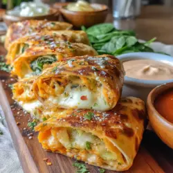 Discover the joy of creating Cheesy Spinach Fiesta Wraps, a scrumptious and healthy dish that combines the goodness of fresh spinach with rich, creamy cheeses. This recipe is perfect for a quick lunch, a satisfying snack, or even a delightful appetizer for your next gathering. With the added convenience of an air fryer, you can enjoy a crispy, golden exterior without the guilt of deep frying. Let’s dive into the details of this easy-to-follow recipe that is sure to please both your taste buds and your nutritional goals.