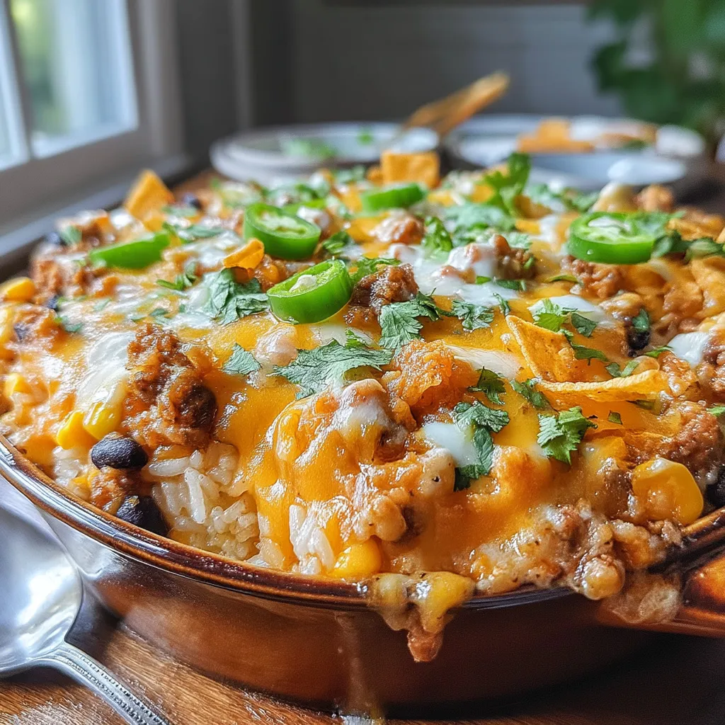 Casseroles have long been a staple in American kitchens, cherished for their comforting nature and ability to bring families together. These one-dish meals are perfect for busy weeknights or gatherings, providing a warm and hearty experience that everyone loves. Among the myriad of casserole options, the Cheesy Bliss Taco Casserole stands out as a delightful twist on traditional flavors.