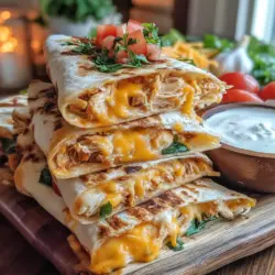 Delightful Grilled Cheesy Chicken Wraps