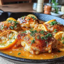 Zesty Lemon Butter Chicken Thighs are a delightful combination of succulent chicken and vibrant citrus flavors that will elevate your dinner table. This dish features juicy, tender chicken thighs enveloped in a rich, buttery, and zesty sauce, making it a perfect choice for any occasion. The refreshing notes of lemon provide a brightness that complements the savory elements beautifully, creating a meal that feels both comforting and invigorating.